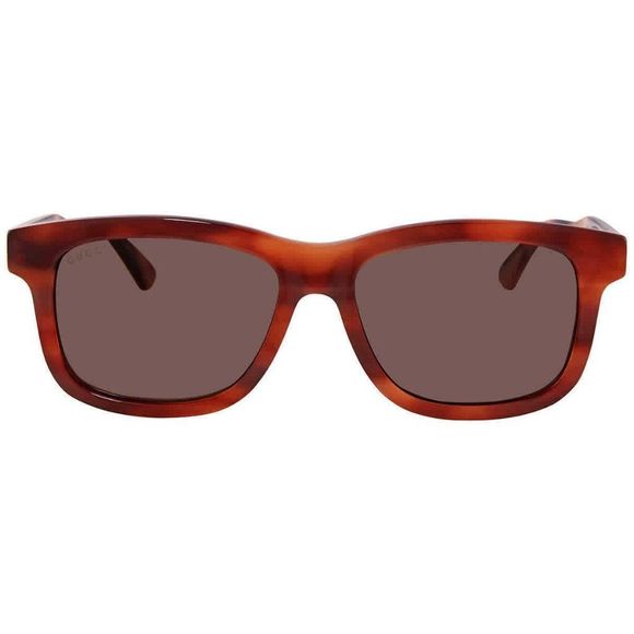 NEW Gucci Brown Square Men's Sunglasses - Picture 2 of 4